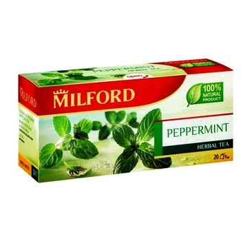 Чай Milford Peppermint, травяной, 20 пакетиков