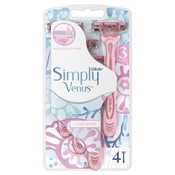 Бритвенный станок Gillette Venus Simply одноразовая, 4шт