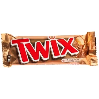 Батончик шоколадный Twix, 55г