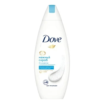 Гель-скраб для душа Dove Нежное обновление, 250мл