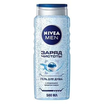 Гель для душа Nivea Заряд чистоты, 500мл