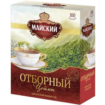 Чай Майский Отборный, черный, 100 пакетиков