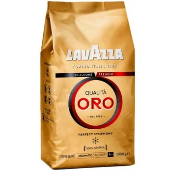 Кофе в зернах Lavazza Qualitа Oro 1кг, пачка