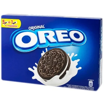 Печенье Oreo с ванильной начинкой, 228г