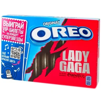 Печенье Oreo с ванильной начинкой, 228г